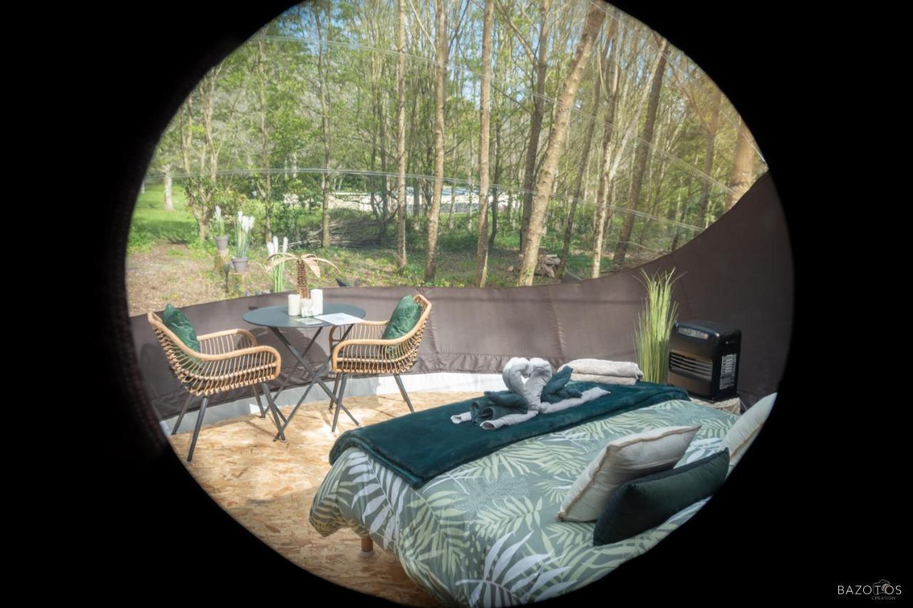 Logement insolite Bubble jungle Saint-Évarzec Eksteriør bilde