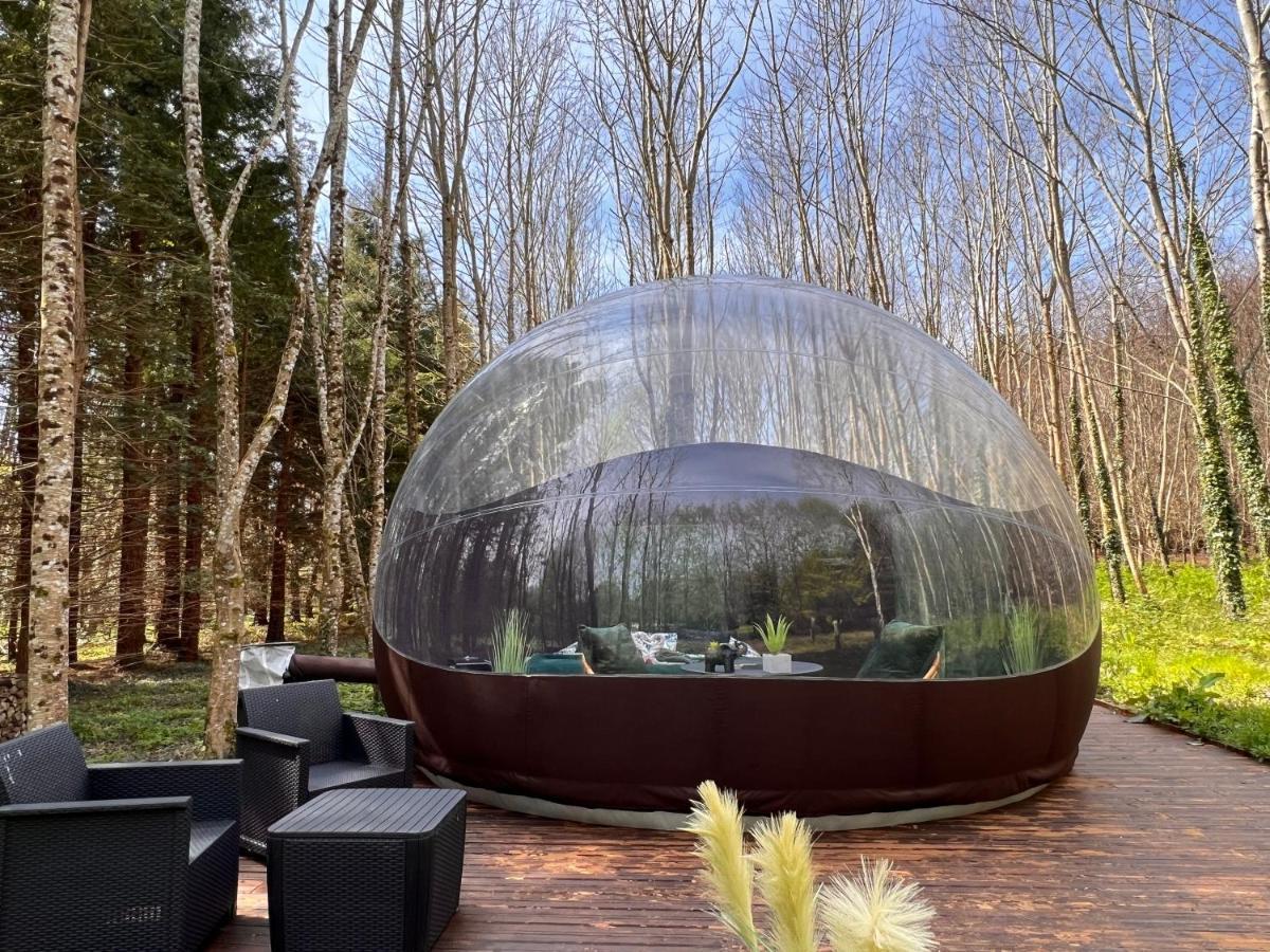 Logement insolite Bubble jungle Saint-Évarzec Eksteriør bilde